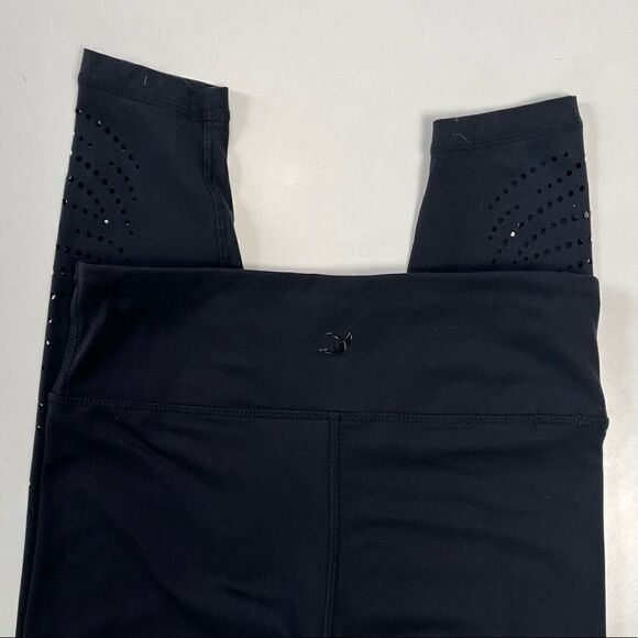 Glyder Fierce Yoga Leggings Black Laser Cut XS - Picture 7 of 7